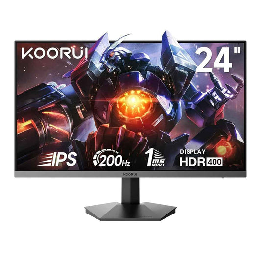 KOORUI G2411P 24-Inch FHD IPS Gaming Monitor – 200Hz Refresh Rate, 1ms MPRT Response Time, AMD FreeSync Premium, Ultra-Smooth Gaming Display | G2411P