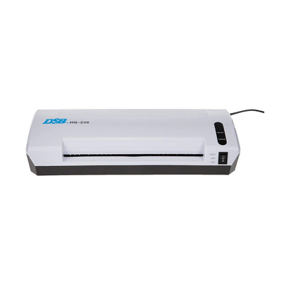 DSB A4 Laminator + Trimmer HQ236 – Hot & Cold Laminating, 2-Roller System, Built-in Cutter, 230mm Width, Compact Portable Design