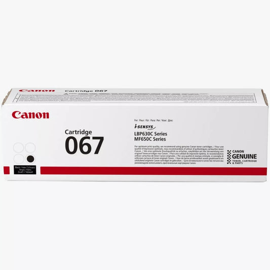 Canon 067 Black Original Toner Cartridge – Sharp Black Printing, Reliable Canon Performance