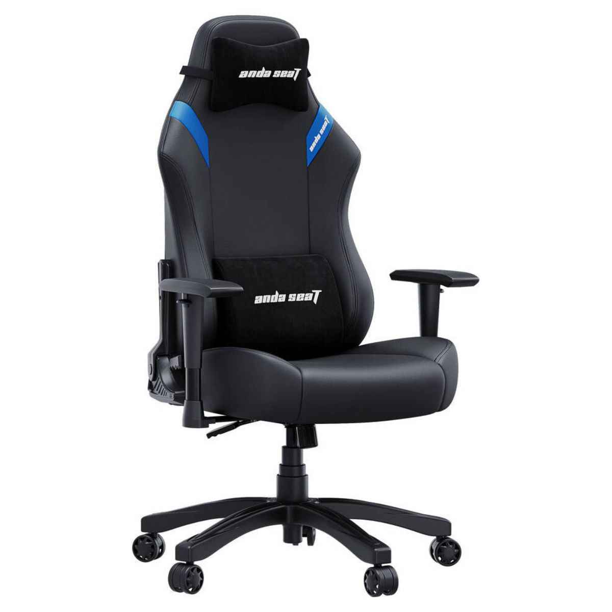 AndaSeat Luna Series Gaming Chair | Premium Breathable PVC Leather | 1D Adjustable Armrests | 90°–160° Reclining Backrest | 60mm PU Rubber Casters | Class 4 Hydraulic Pistons