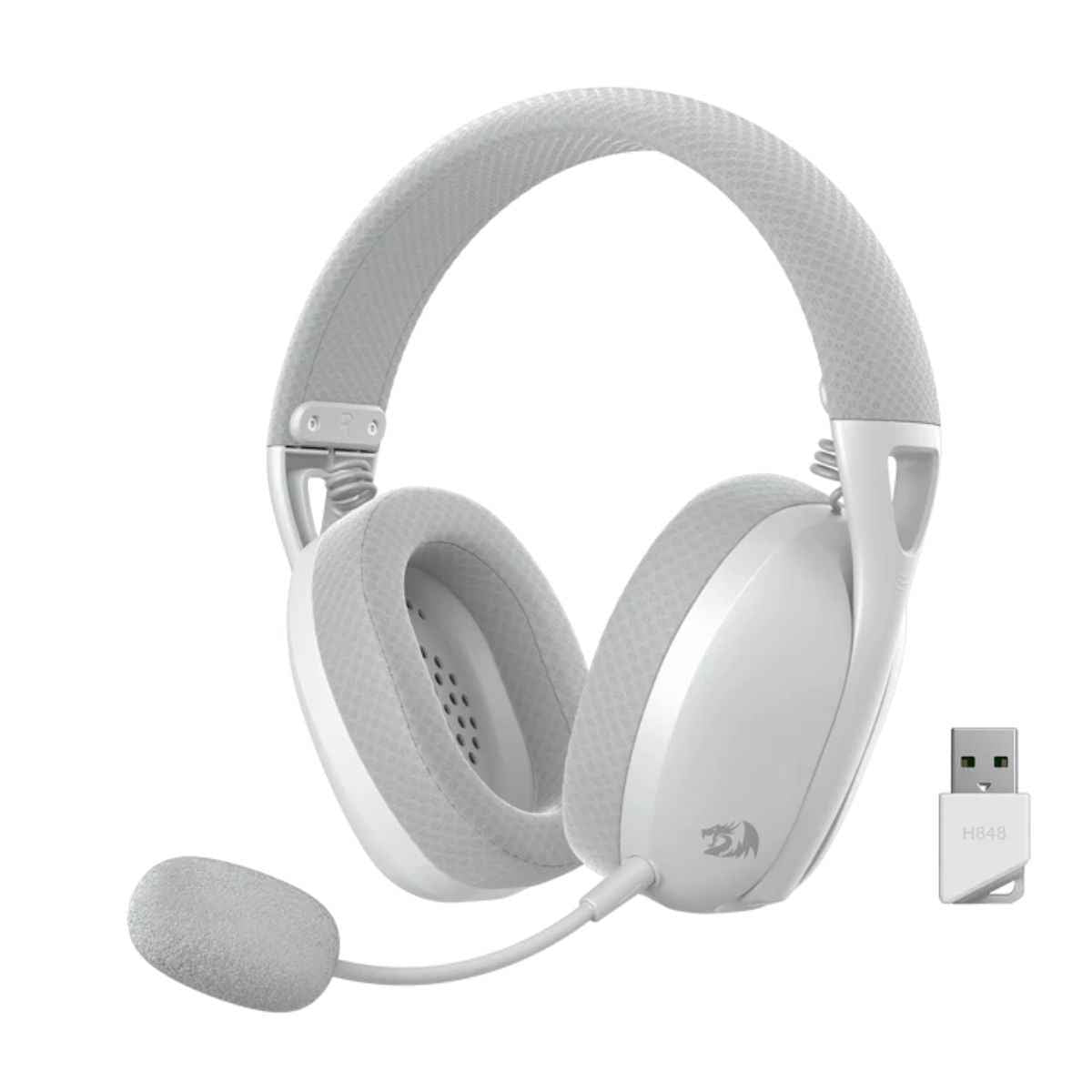 Redragon H848 IRE Pro Headphones, Tri-Mode Connection, 40mm Driver Size, 7.1 Virtual Surround, Detachable Microphone, 2.4G/BT/Wired Connectivity | H848