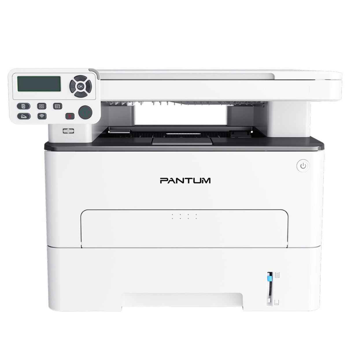 Pantum M6700DW Mono Laser Multifunction Laser Printer, Print, Copy, Scan, Up to 30 ppm Print Speed, Automatic Duplex Printing, USB, Ethernet, WiFI Connectivity, NFC for Android Only, White | M6700DW