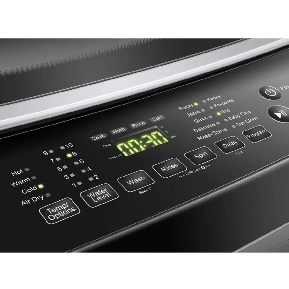 Hisense  11 kg Top Load Washer – WTJA1112T, Fully Automatic (Titanium Grey)