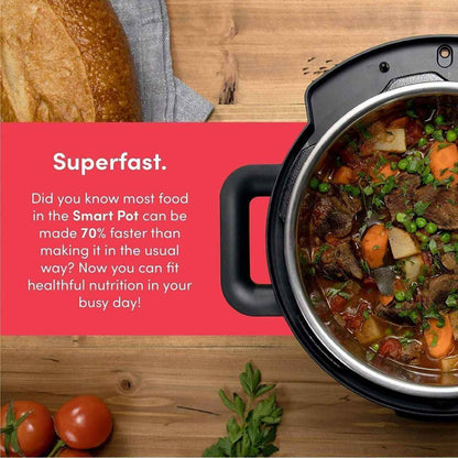 Nutricook Smart Pot 2 6L – NC‑SP204K 9‑in‑1 Electric Multicooker with 12 Smart Programs