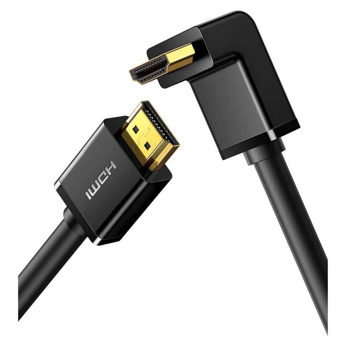 UGREEN  HD103 HDMI Cable V2.0 Right Angle 90° – High-Speed HDMI Cable (Black)