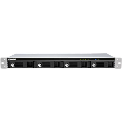 QNAP TR-004U 4-Bay 1U Short-Depth Rackmount RAID Enclosure – USB Type-C, SATA HDD/SSD Expansion