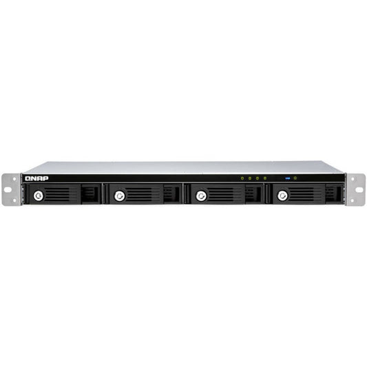 QNAP TR-004U 4-Bay 1U Short-Depth Rackmount RAID Enclosure – USB Type-C, SATA HDD/SSD Expansion
