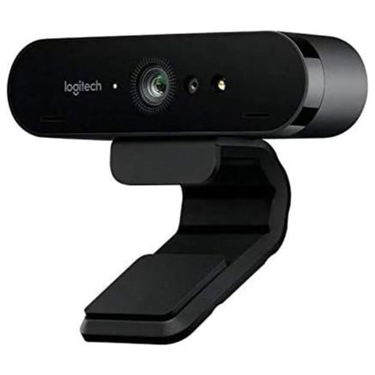 Logitech BRIO – 4K Ultra HD Webcam – 5x Digital Zoom – For Recording, Streaming, Video Calling, ULTRA HD QUALITY, HIGH-TECH LIGHT CORRECTION, CRYSTAL-CLEAR AUDIO | 960-001106