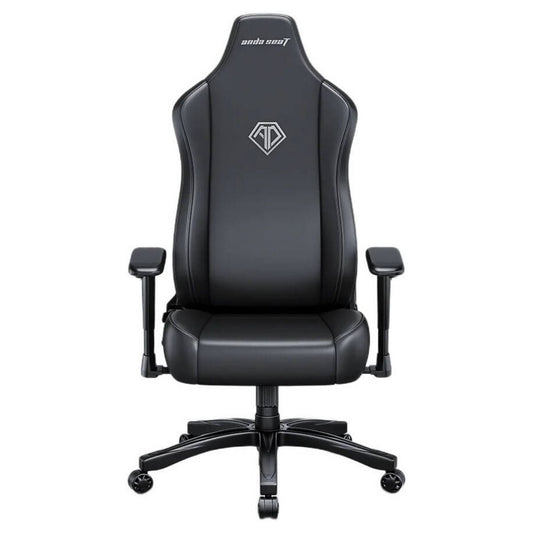 AndaSeat Novis Gaming Chair L Size | Premium PVC Leather | Elegant Black | Fully Assembled