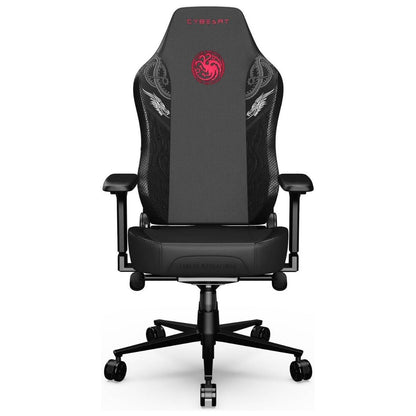 Cybeart House Targaryen Licensed Edition Gaming Chair | Supreme PU Leather | Cold-Cured Foam | 4D Armrests | 165° Recline | 150kg | Targaryen