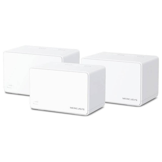 MERCUSYS Halo H80X V1 AX3000 Whole Home Mesh Wi-Fi 6 System | 3-Pack | Dual-Band Wireless Networking | Up to 3000 Mbps | White