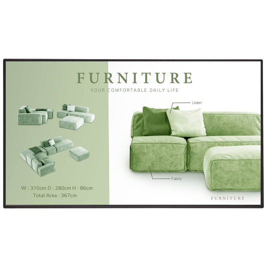 LG 65UM5N Standard Digital Signage – 65" 4K UHD IPS, webOS 6.0, Wi-Fi, 24/7 Display | 65UM5N-H