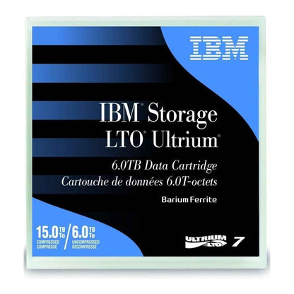 IBM Ultrium LTO-7 Data Cartridge | 6TB Native Capacity | Up to 15TB Compressed Storage | Reliable Long-Term Backup Media | 38L7302