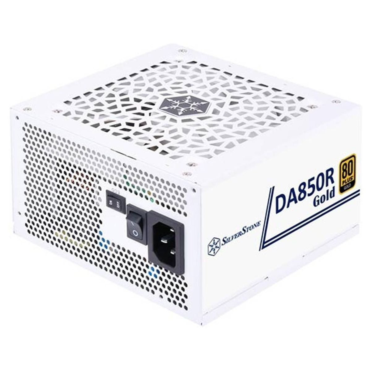 SilverStone DA850R Fully Modular Power Supply, 80 PLUS Gold, 850W ATX 3.0 & PCIe 5.0, Active PFC, Silent 120mm Fan, Advanced Protections, 12V-2x6 PCIe Connector, White
