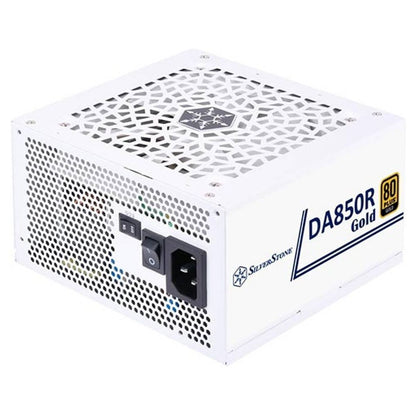 SilverStone DA850R Fully Modular Power Supply, 80 PLUS Gold, 850W ATX 3.0 & PCIe 5.0, Active PFC, Silent 120mm Fan, Advanced Protections, 12V-2x6 PCIe Connector, White