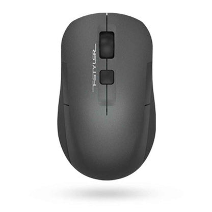 A4Tech Fstyler FG16C / FG16CS Air2 Wireless Mouse – Dual Function Desk + Air, Rechargeable, Silent Click (Black / Grey / White)