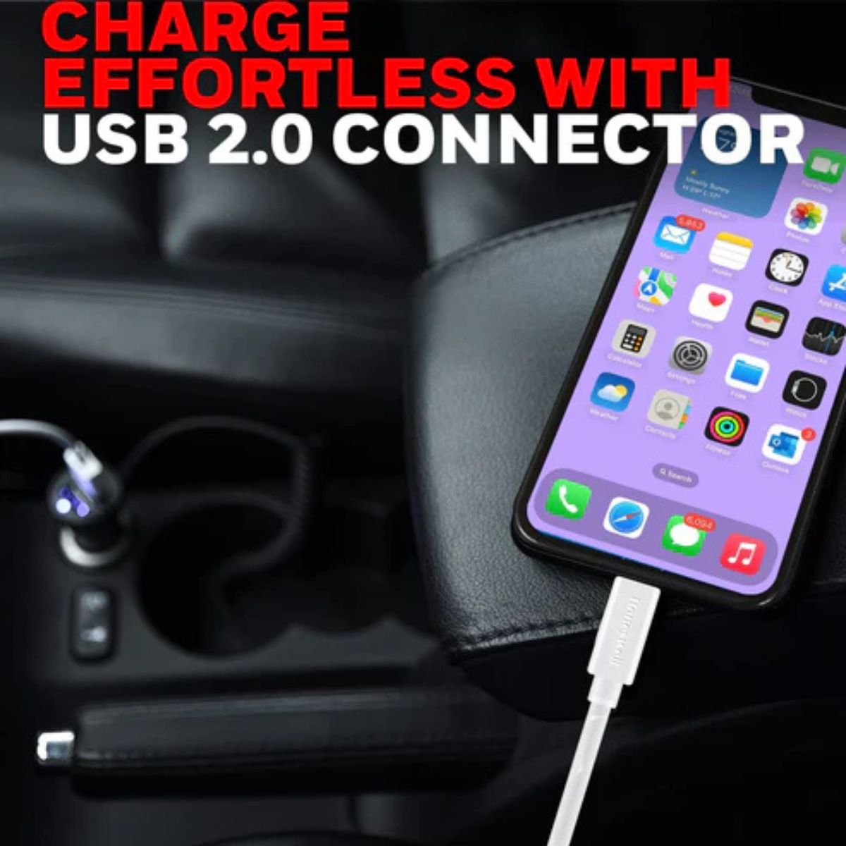 Honeywell Apple Lightning Sync & Charge Cable 1.2 M – White