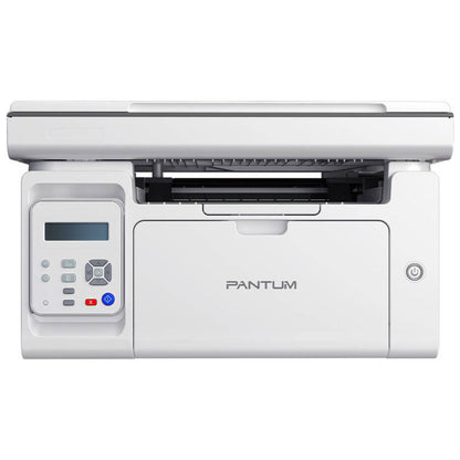 Pantum M6509NW Mono Laser Multi-Function Laser Printer, 22 ppm Print Speed, Hi-speed USB 2.0, Ethernet, WiFi Connectivity, 150 Pages Standard Input Capacity, White | M6509NW
