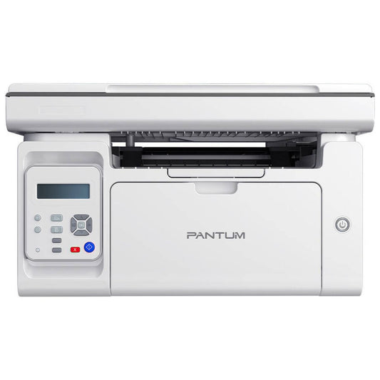 Pantum M6509NW Mono Laser Multi-Function Laser Printer, 22 ppm Print Speed, Hi-speed USB 2.0, Ethernet, WiFi Connectivity, 150 Pages Standard Input Capacity, White | M6509NW