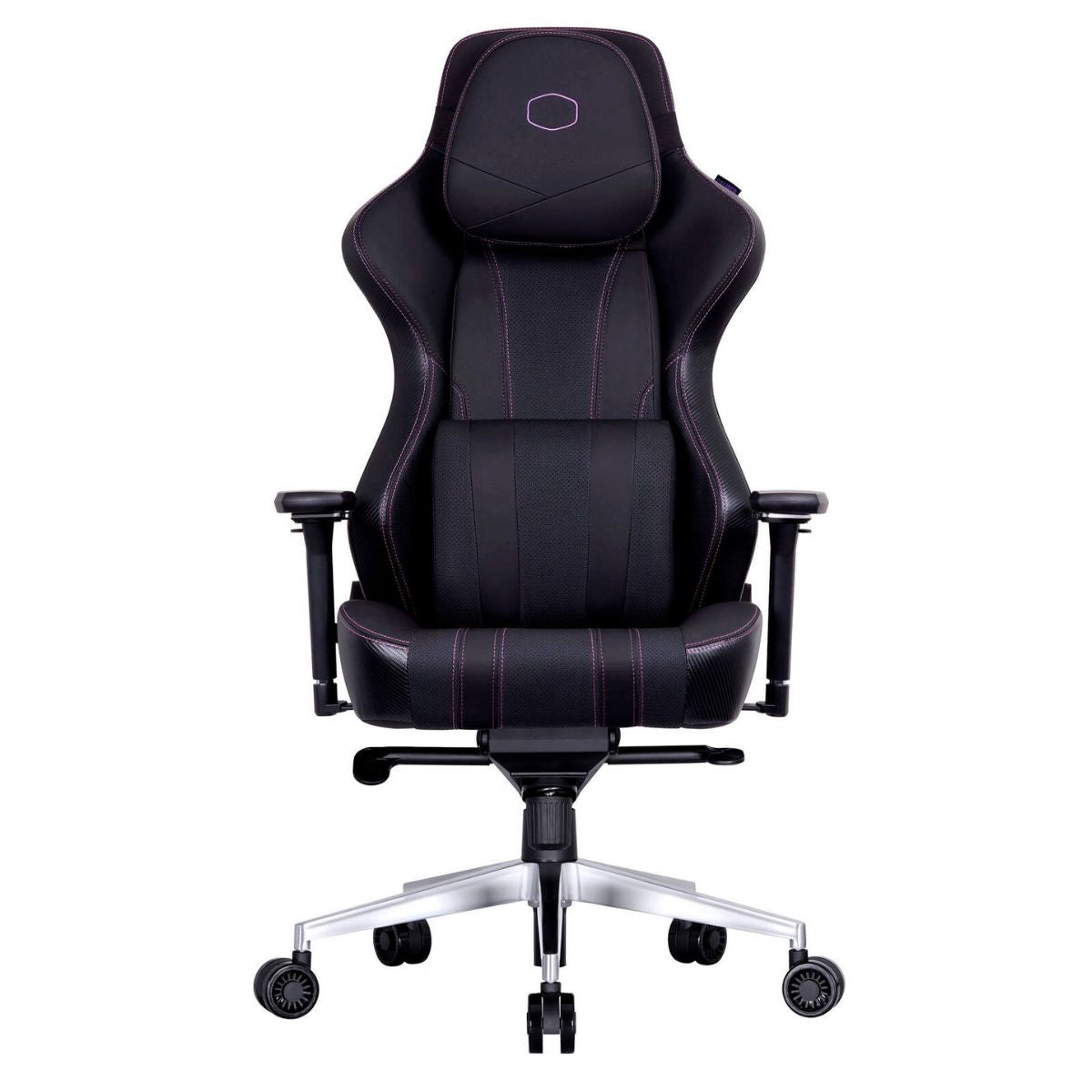 Cooler Master Caliber X2 Gaming Chair | Adjustable Lumbar Support | 180° Recline | Unibody Cold Molded Foam | Steel Frame | 75mm Silent Caster | 4D Armrest | Black