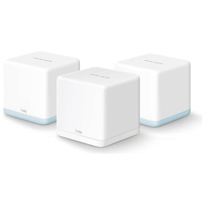 MERCUSYS Halo H32G AC1200 Whole Home Mesh Wi-Fi System, 3-Pack | Dual-Band Wi-Fi 5 | 867 Mbps + 300 Mbps | MU-MIMO | Beamforming | Access Point Mode | White