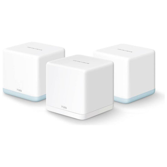 MERCUSYS Halo H32G AC1200 Whole Home Mesh Wi-Fi System, 3-Pack | Dual-Band Wi-Fi 5 | 867 Mbps + 300 Mbps | MU-MIMO | Beamforming | Access Point Mode | White