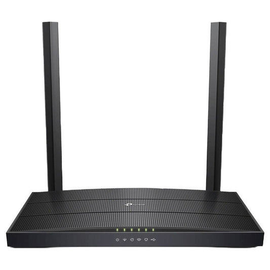 TP-Link Archer VR400 AC1200 Wireless MU-MIMO VDSL/ADSL Modem Router | Dual-Band 867 Mbps | Gigabit Ports | Beamforming | Black