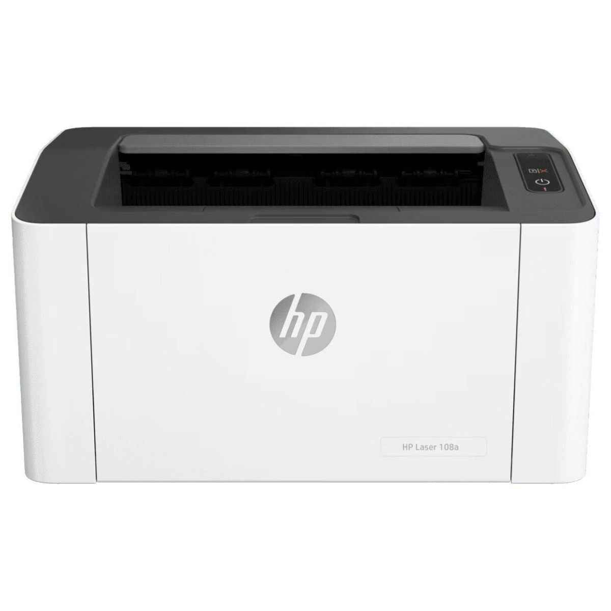 HP Laser 108a Printer, Single Function Mono Laser Printer, Hi-Speed USB 2.0, Up to 21 PPM Print Speed, 150-Sheet Input Tray, White | 4ZB79A