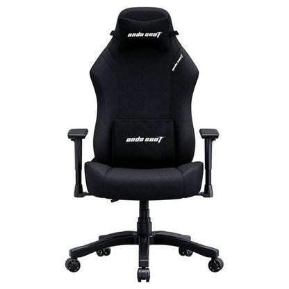 AndaSeat Luna L Gaming Chair | Linen Fabric | Black | 1D Armrests | 90°–160° Recline | Without Footrest | AD18-44-B-F