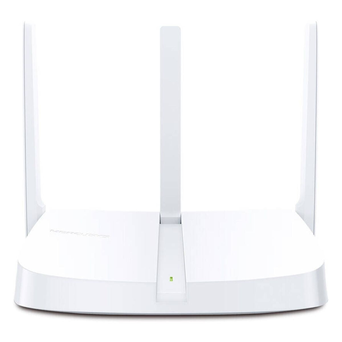 MERCUSYS MW306R N300 Wi-Fi 4 Wireless Router | 300 Mbps 2.4 GHz | 3 External Antennas | 1× 10/100 Mbps WAN | 3× 10/100 Mbps LAN | White