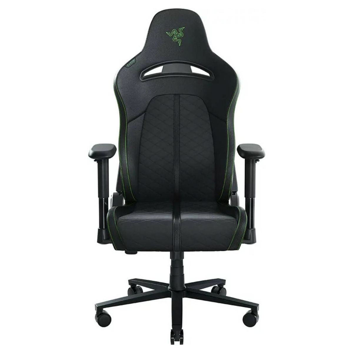 Razer Enki X Gaming Chair | EPU Synthetic Leather | 2D Armrests | 152° Recline | Black & Green | RZ38-03880100-R3G1