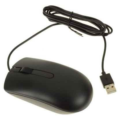 Dell MS116 USB Wired Optical Mouse, 1000 DPI Optical Tracking, 6ft Cable, Black | 570-AAIR
