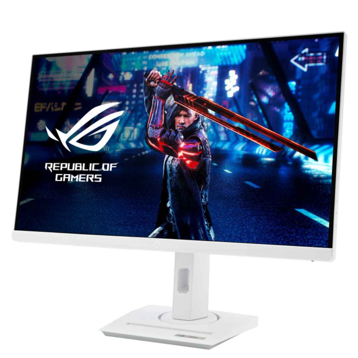 Asus ROG Strix XG27ACS-W USB Type-C Gaming Monitor, 27" WQHD Fast IPS Display, 180Hz Refresh Rate, 1ms (GtG) Response Time, NVIDIA G-Sync & AMD FreeSync Technology, White