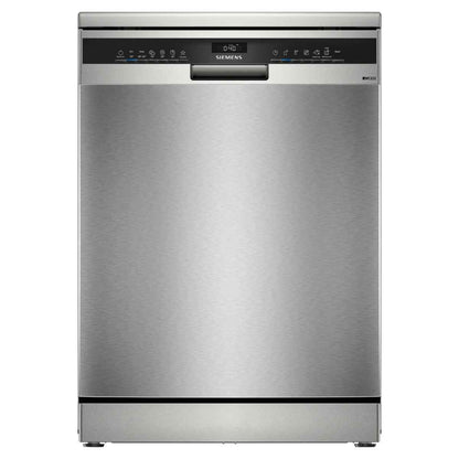 Siemens SN23HI25MM Free-Standing Dishwasher – 60cm, Brushed Steel Anti-Fingerprint Smart & Spacious Dishwasher Designed for UAE Homes