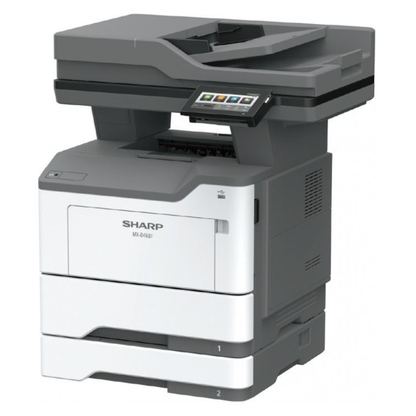 Sharp MXB468F A4 Monochrome B/W Multifunction Printer Copy Print Scan Fax, 44ppm, 1200 dpi