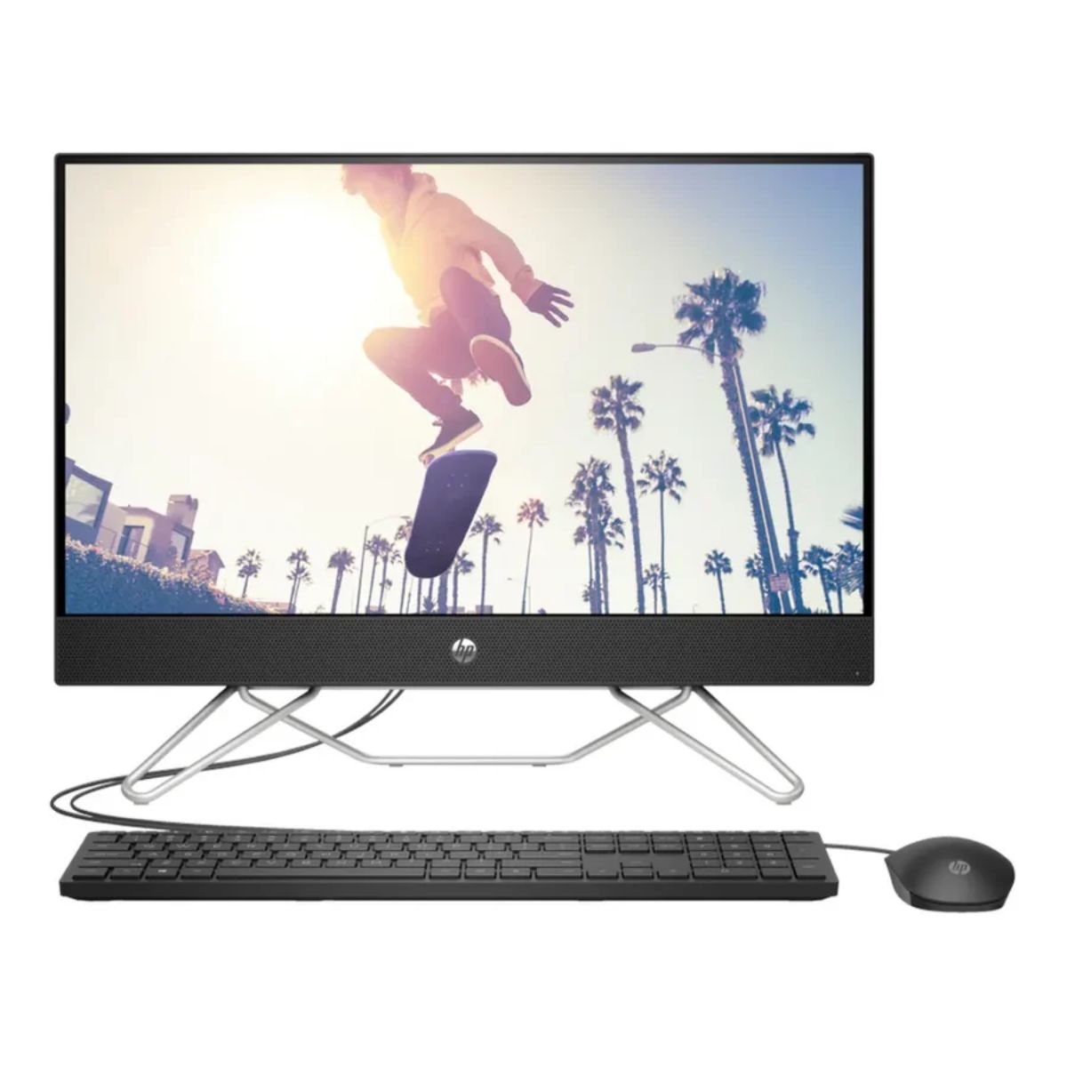 HP 24-CB1490 All-in-One Desktop PC | Intel Core i5-1235U | 8GB DDR4 | 512GB SSD | 2GB GeForce MX450 | 23.8-Inch FHD Touch | DOS | A7DA9EA-ENG