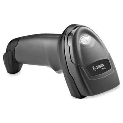 Zebra DS2208 2D Barcode Scanner | Handheld Corded Scanner | Includes Stand & USB Cable | Black | DS2208-SR7U2100SGW