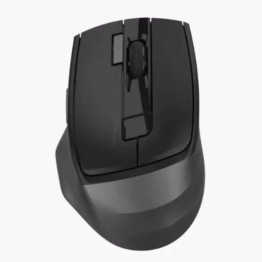 A4Tech FB45CS Wireless Bluetooth Mouse – Dual Mode, Rechargeable, Silent Click, Ergonomic Design (Metallic Gray)