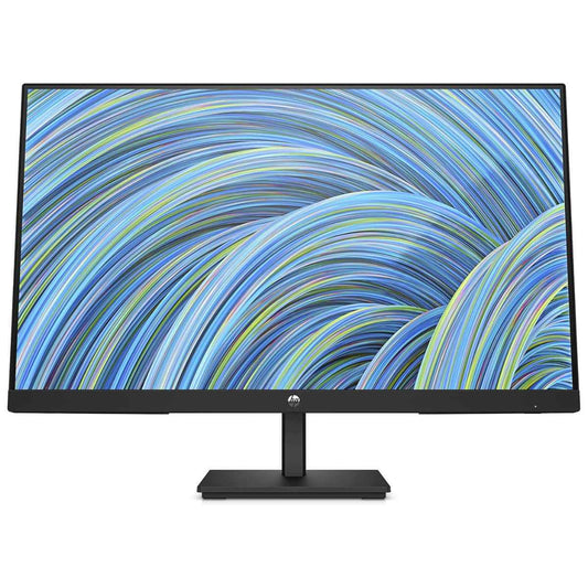 HP V24v G5 Monitor – 23.8" FHD VA Display, 75Hz, 5ms GtG, AMD FreeSync, Micro-Edge Bezel (Black)