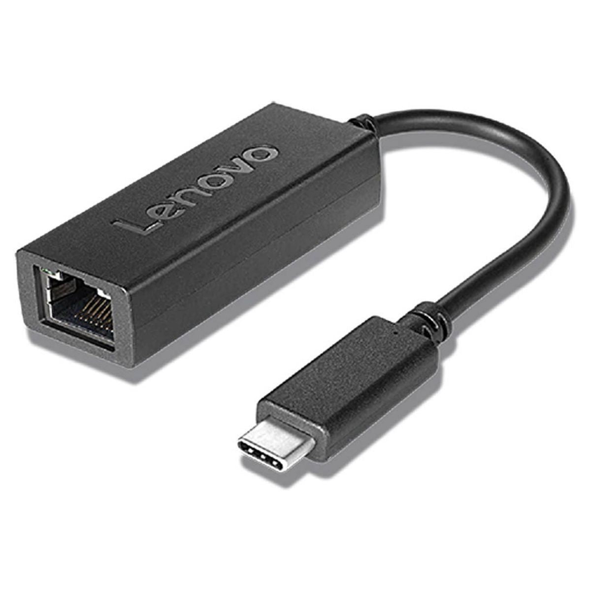 Lenovo USB-C to Ethernet Adapter | 100Mbps | PXE Boot Support | Black | 4X90S91831