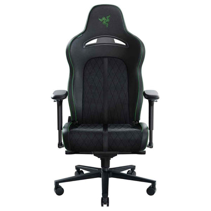 Razer Enki X Pro Gaming Chair – Integrated Lumbar Support, Multi-Layer Synthetic Leather, Black/Green
