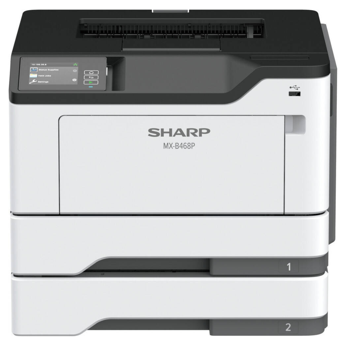 Sharp MX-B468P A4 Monochrome Printer – 44ppm, 1200 x 1200 dpi, Automatic Duplex, Expandable Paper Capacity