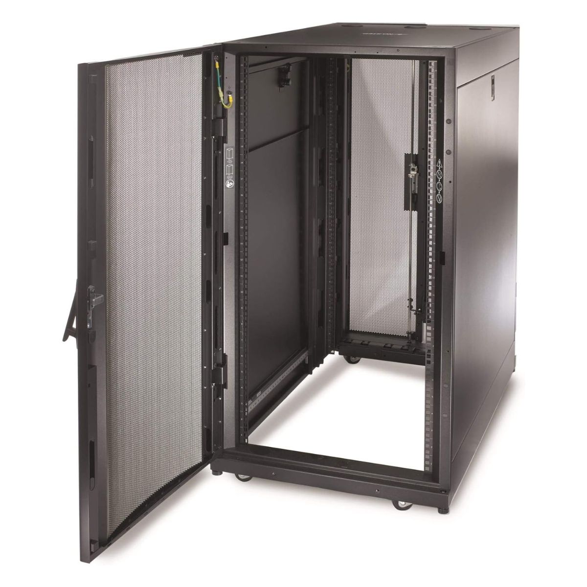 APC NetShelter SX Server Rack Enclosure 24U | 600mm x 1070mm | 19" Rack Width | Enterprise Server Cabinet | Black | AR3104