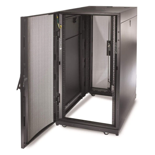 APC NetShelter SX Server Rack Enclosure 24U | 600mm x 1070mm | 19" Rack Width | Enterprise Server Cabinet | Black | AR3104