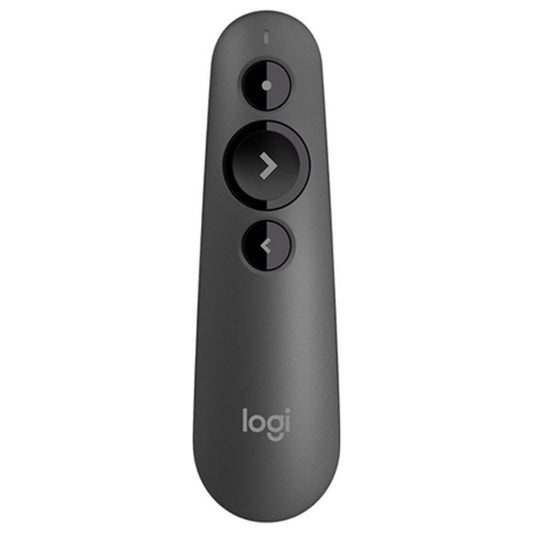 Logitech R500s Laser Presentation Remote | Bluetooth &amp; 2.4GHz Wireless | 20m Range | Integrated Laser Pointer | Graphite | 910-005843