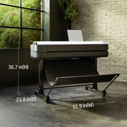 HP DesignJet T630 36-inch Large Format Wireless Plotter Printer in Modern Office Design | 5HB11A