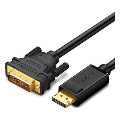 UGREEN 10221 DP Male to DVI Male Cable 2M | DisplayPort to DVI-D | Full HD 1080p | Gold-Plated Connectors | DP103