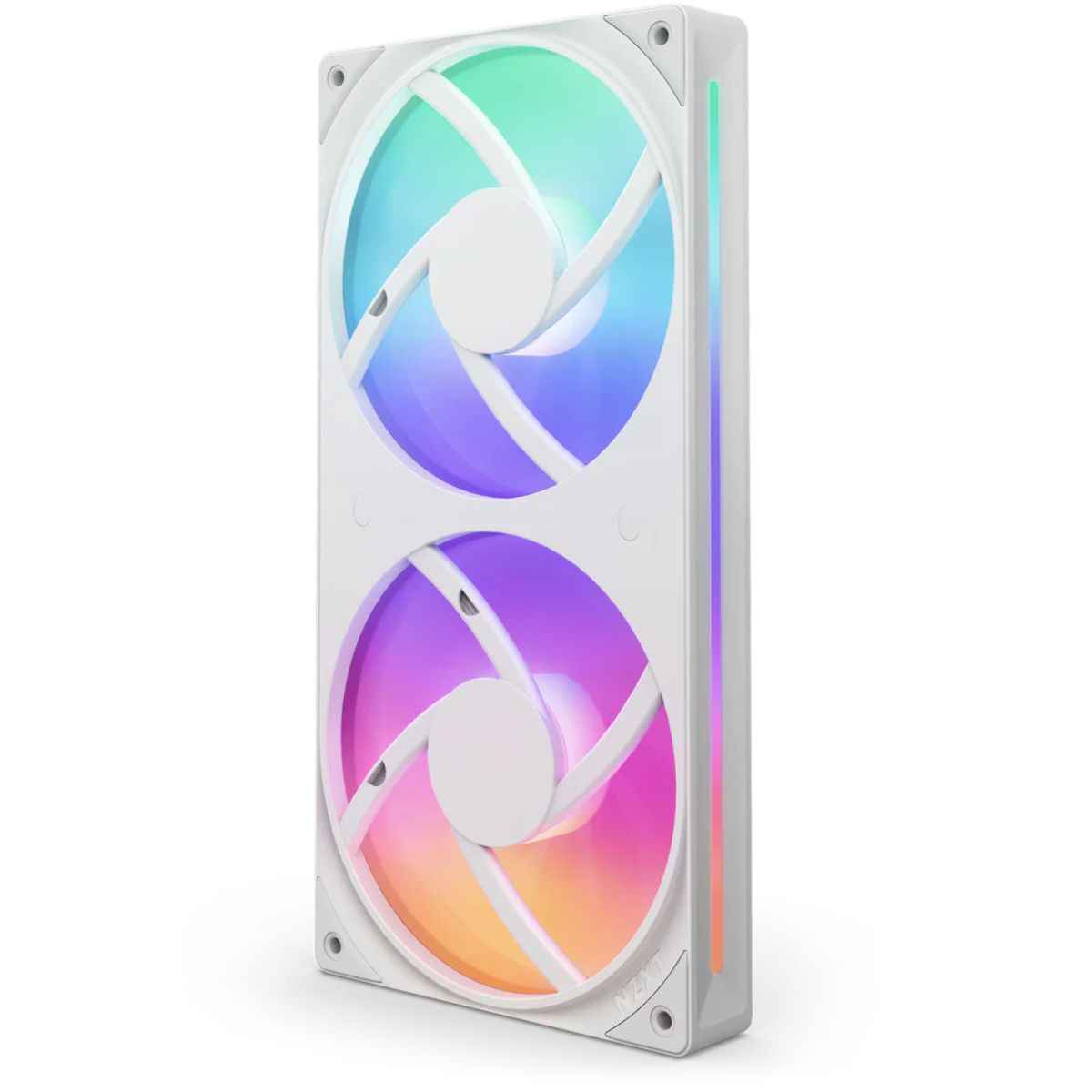 NZXT F240 RGB Core 240mm RGB Fan Unit – Single-Frame Design, 2x 120mm FDB Fans, 2400 RPM, 75.12 CFM