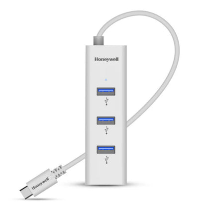 Honeywell Momentum Type C to 4xUSB 3.0 Hub, 5GBPS, Max Current 900mA per Port, Universally Compatible with All Type C- MacBook, Laptop, PC, Printer, Mobiles, Keyboard
