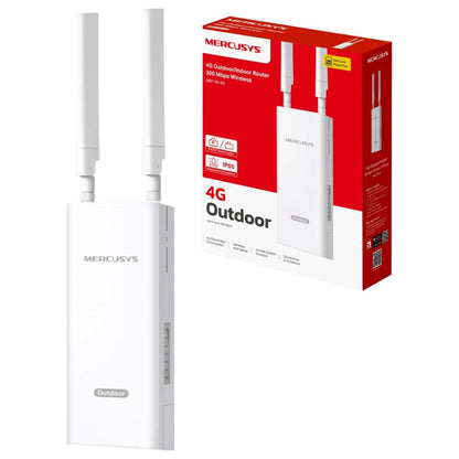 MERCUSYS MB118-4G Outdoor 4G LTE Router | N300 Wi-Fi 4 | 150 Mbps Cat 4 | Nano SIM | PoE | IP65 Weatherproof